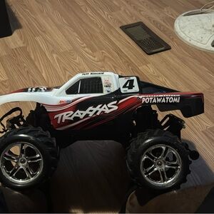 Black and Red RC Truck